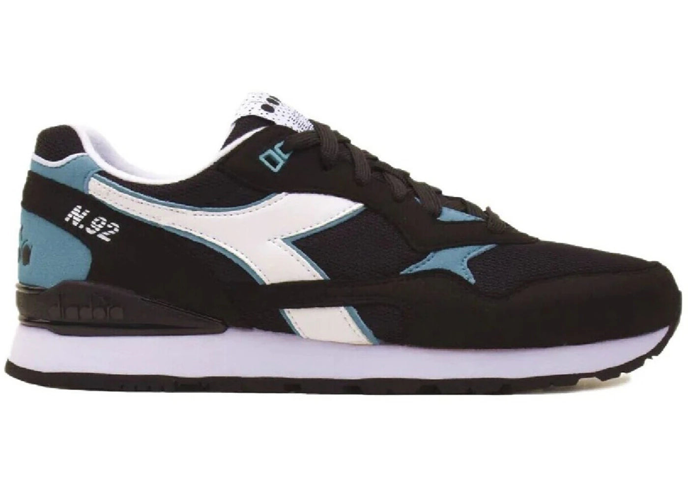 Diadora N.92 Black Dusty Blue White
