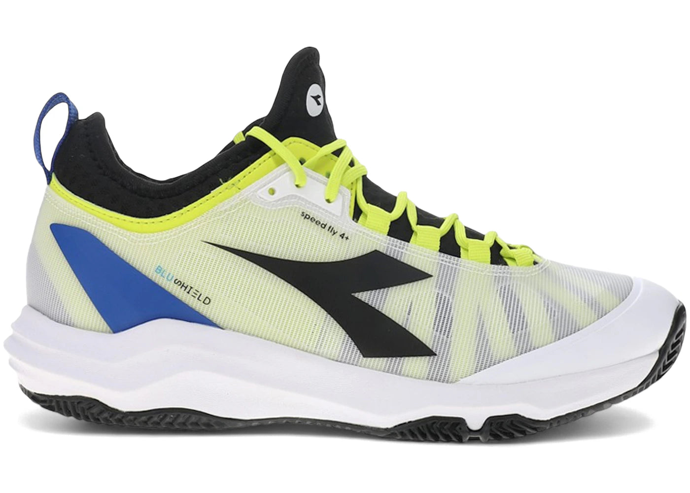 Diadora Speed Blushield Fly 4 + Clay White Black Deja Vu Blue