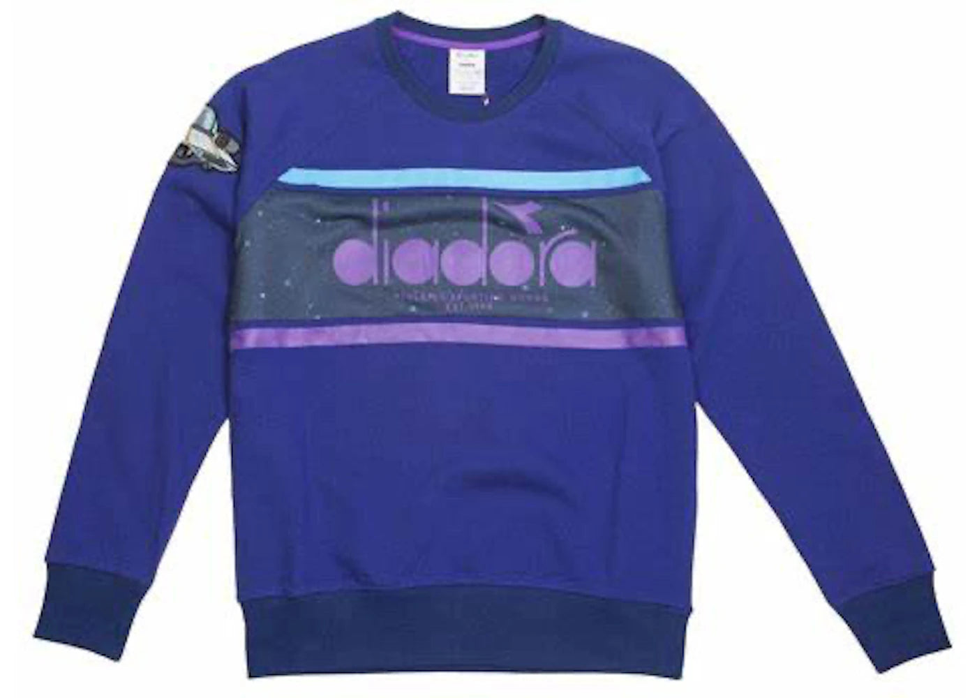 Diadora x Rick And Morty Intergalactic Crew Sweater Purple/Blue