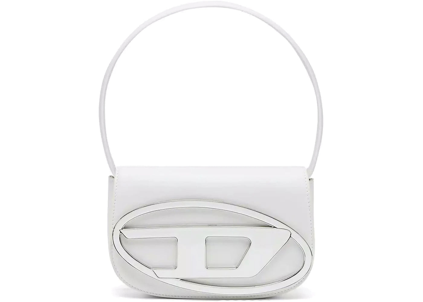 Diesel 1DR Shoulder Bag Nappa Leather White
