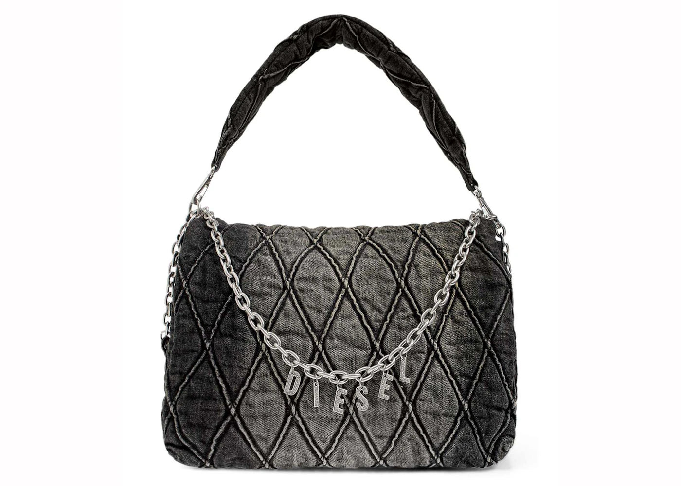 Diesel Charm-D Shoulder Bag L Black