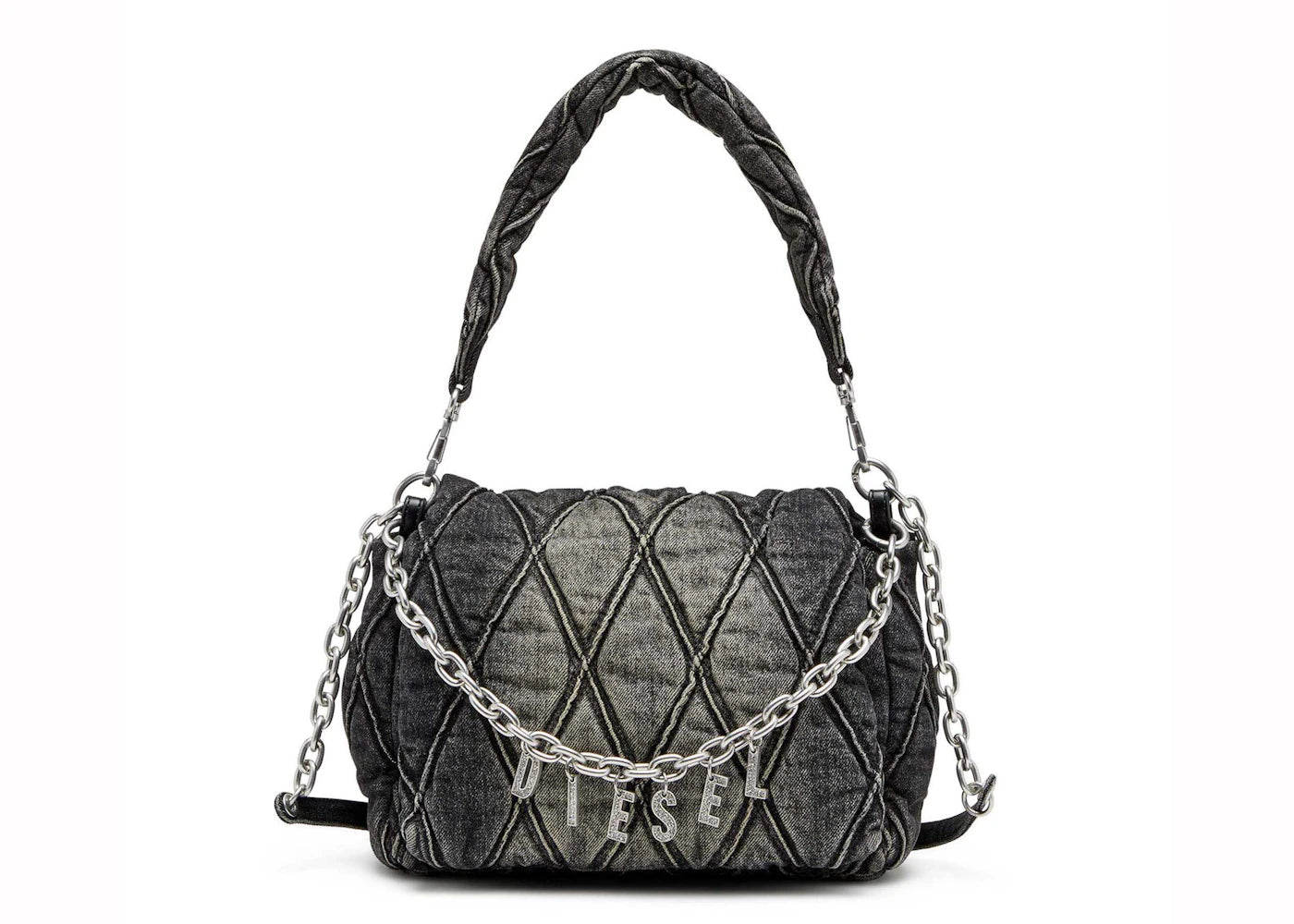 Diesel Charm-D Shoulder Bag M Black