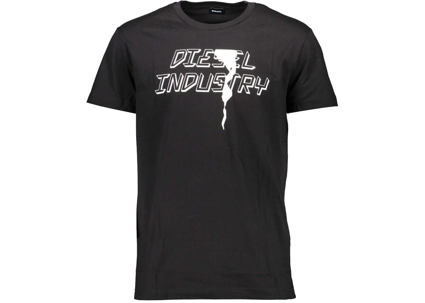 Diesel Cotton Men's T-Shirt Black - DI2461384