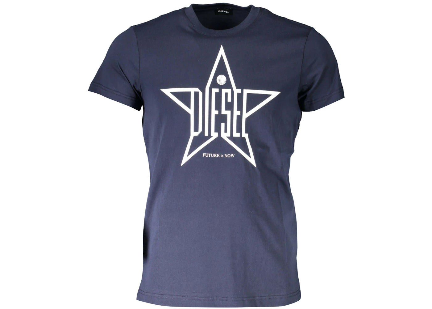 Diesel Cotton Men's T-Shirt Blue - DI2457191