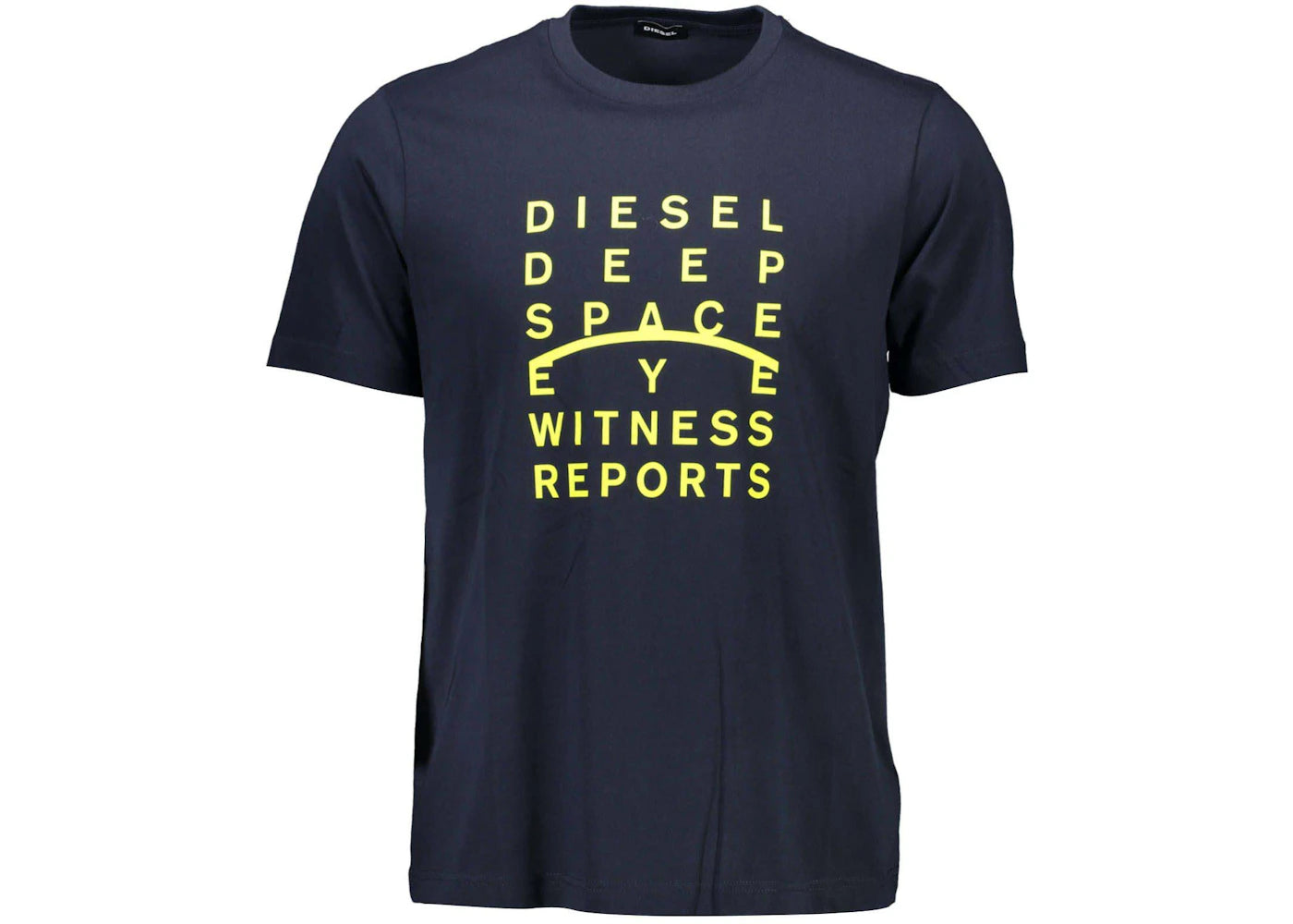 Diesel Cotton Men's T-Shirt Blue - DI2457353
