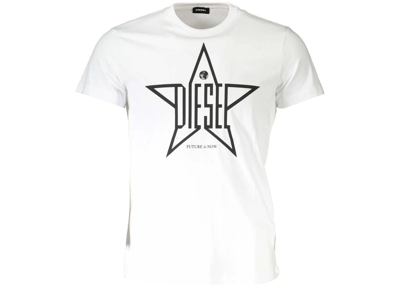 Diesel Cotton Men's T-Shirt White - DI2459737