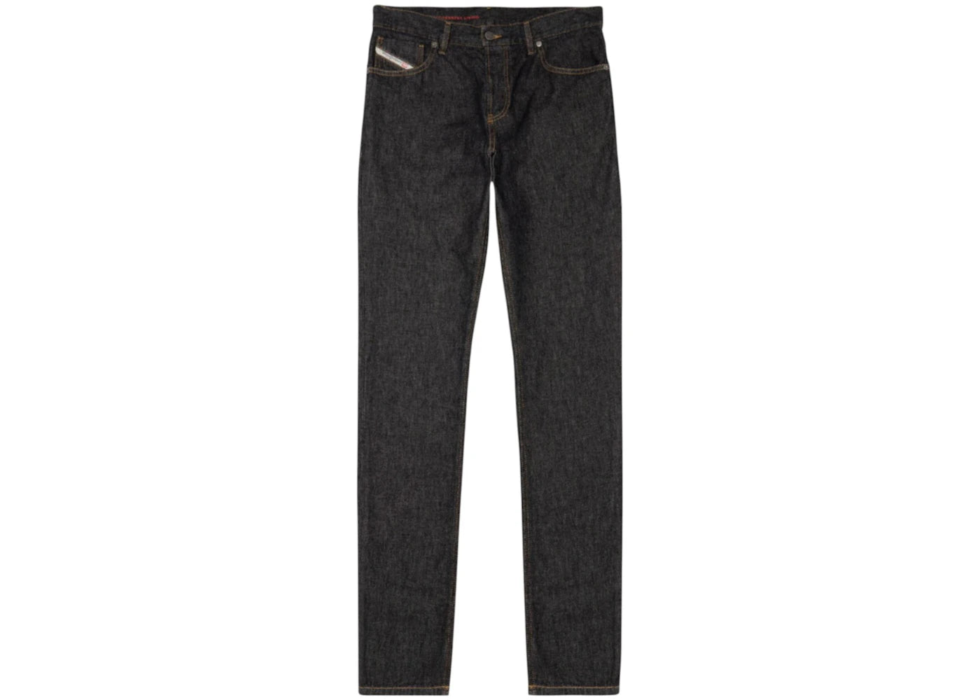 Diesel D-Sark Straight Leg Black Denim Jeans Black
