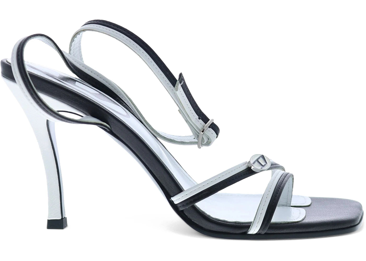 Diesel D-Venus Sandals Black White (Women's)