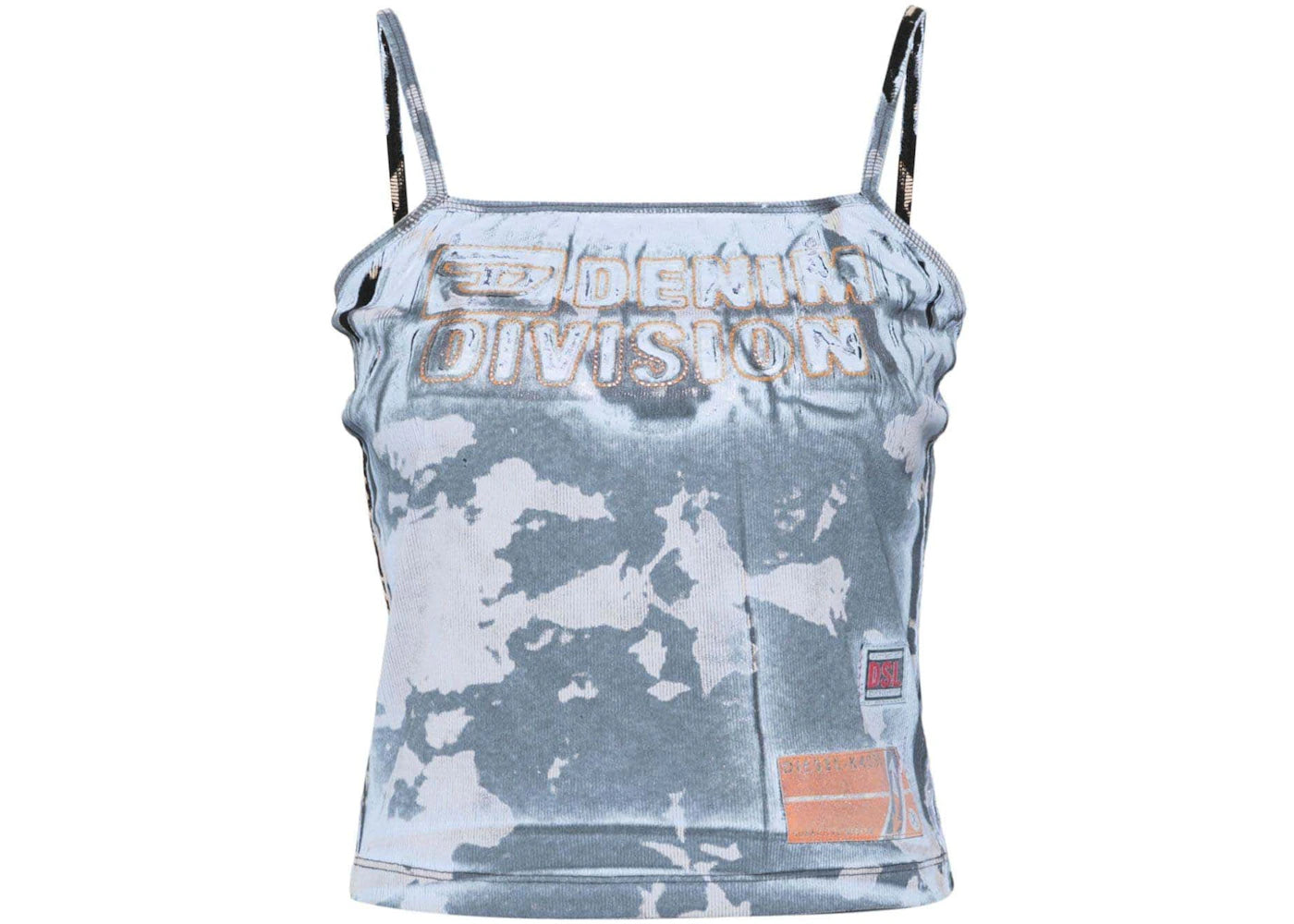 Diesel Printed Strappy Top Blue