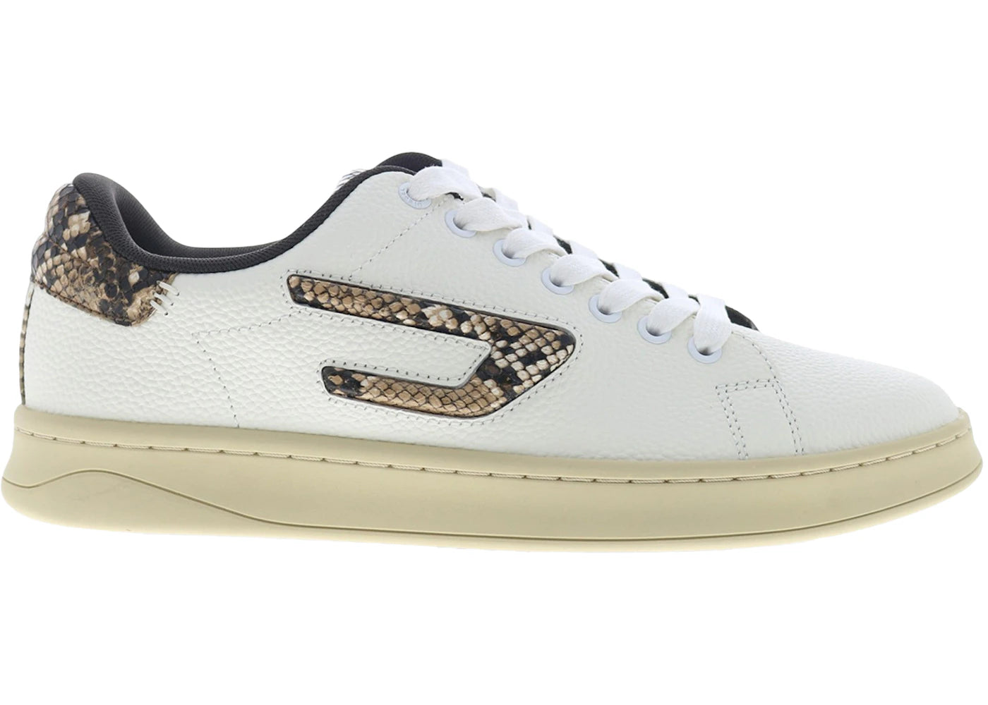 Diesel S-Athene Low Pinecone Pebble Bright White (Women's)