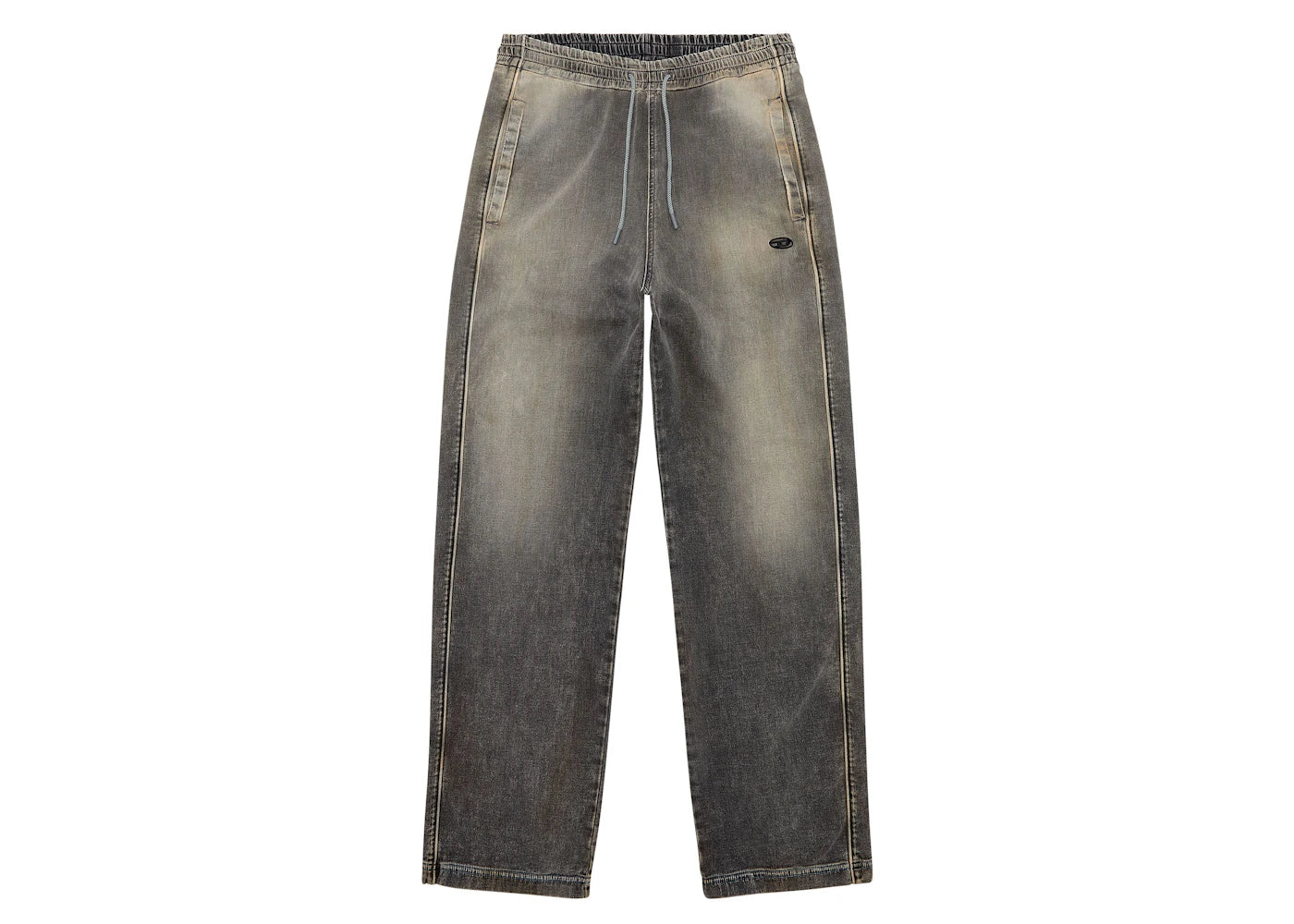 Diesel Straight D-Martians Track Denim 068ht Trousers Grey
