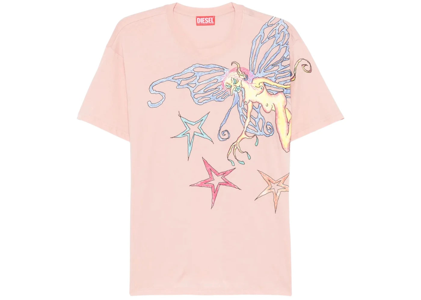 Diesel T-Buxt-Q T-shirt Mauve