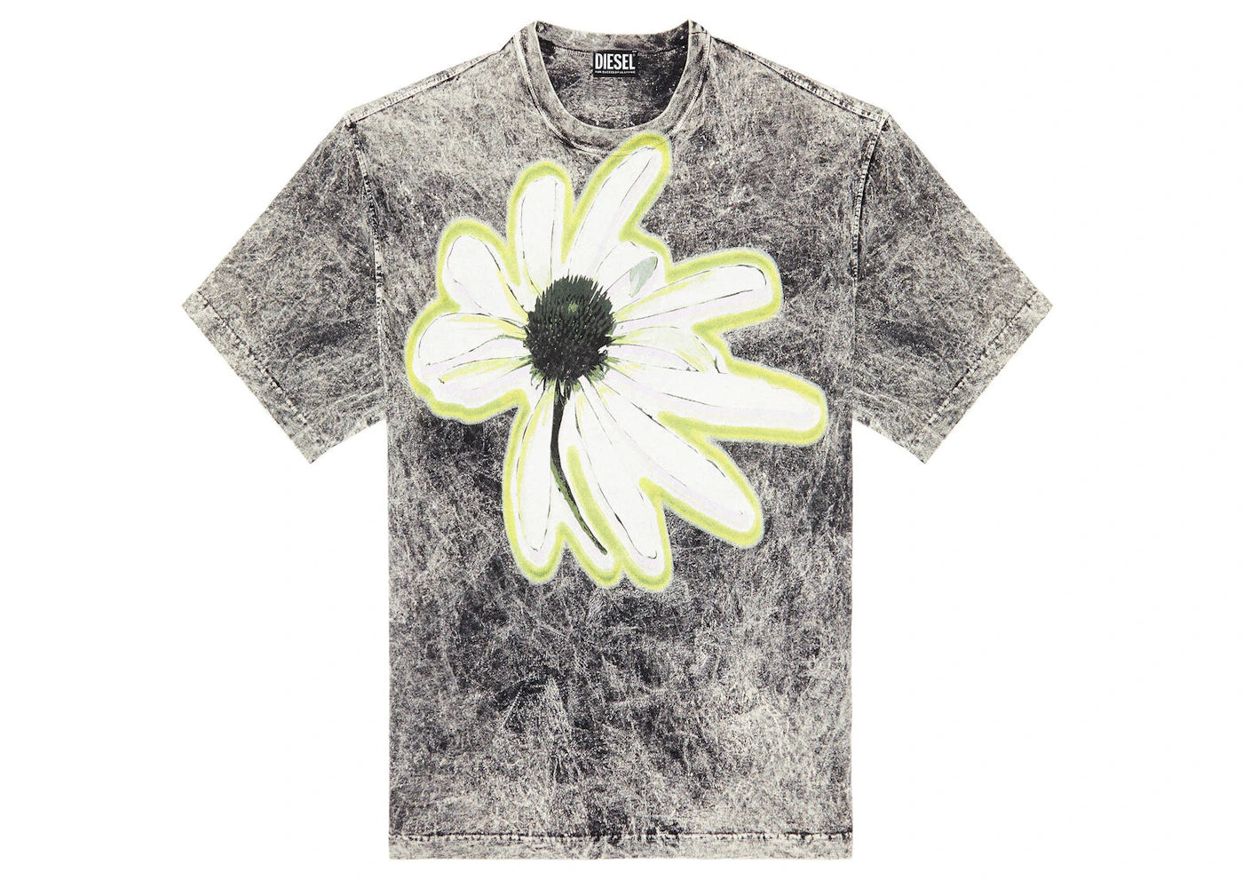 Diesel T-Wash-H3 T-shirt Grey/Multicolor