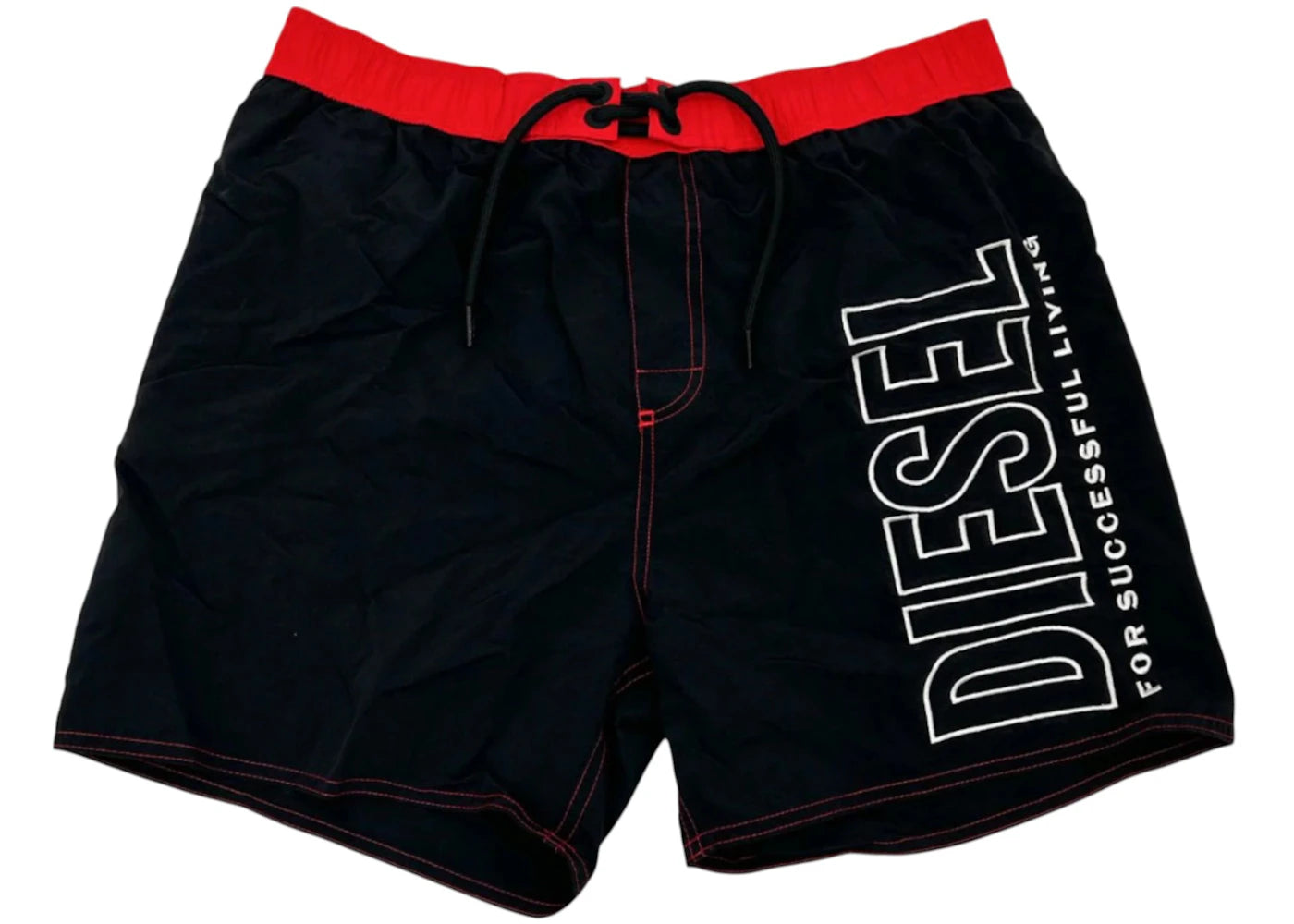 Diesel Wave Boxer Swim Shorts Black