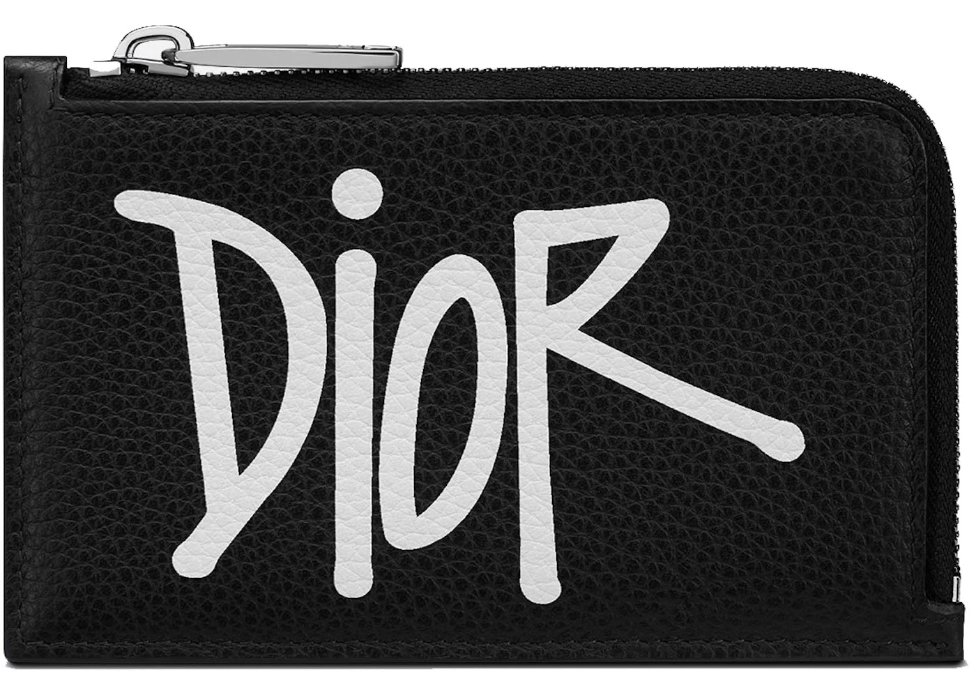 Dior And Shawn Zipped Card Holder (3 Card Slot) Black