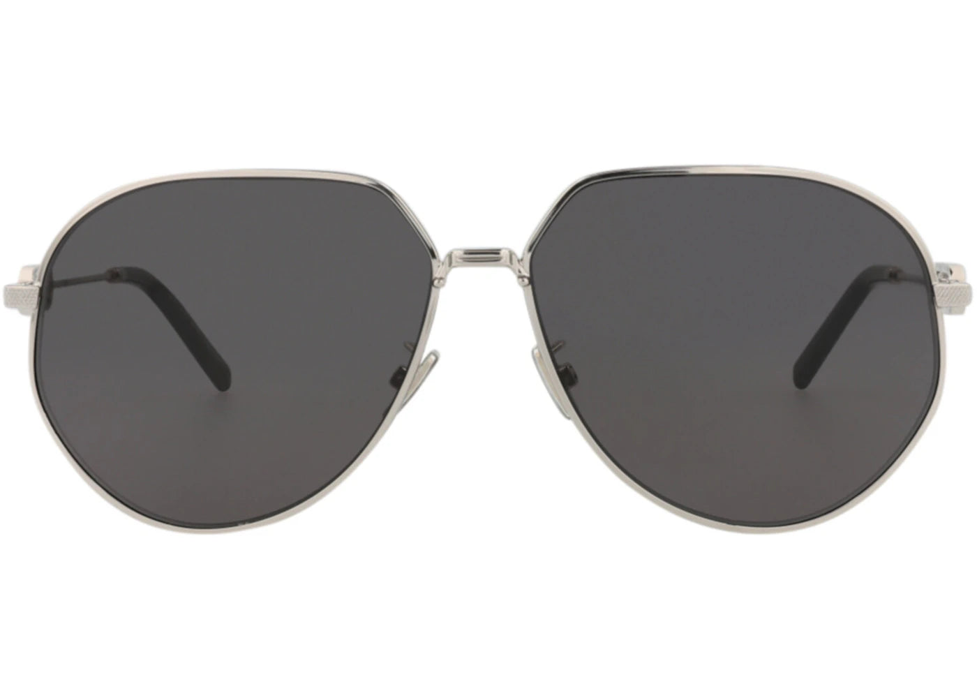 Dior Aviator-Frame Metal Sunglasses Palladium Palladium Smoke (DM40026U-61-16A)
