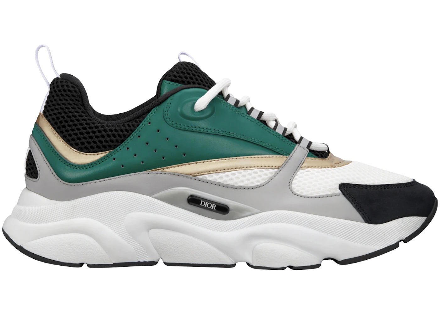 Dior B22 White Black Green Gold