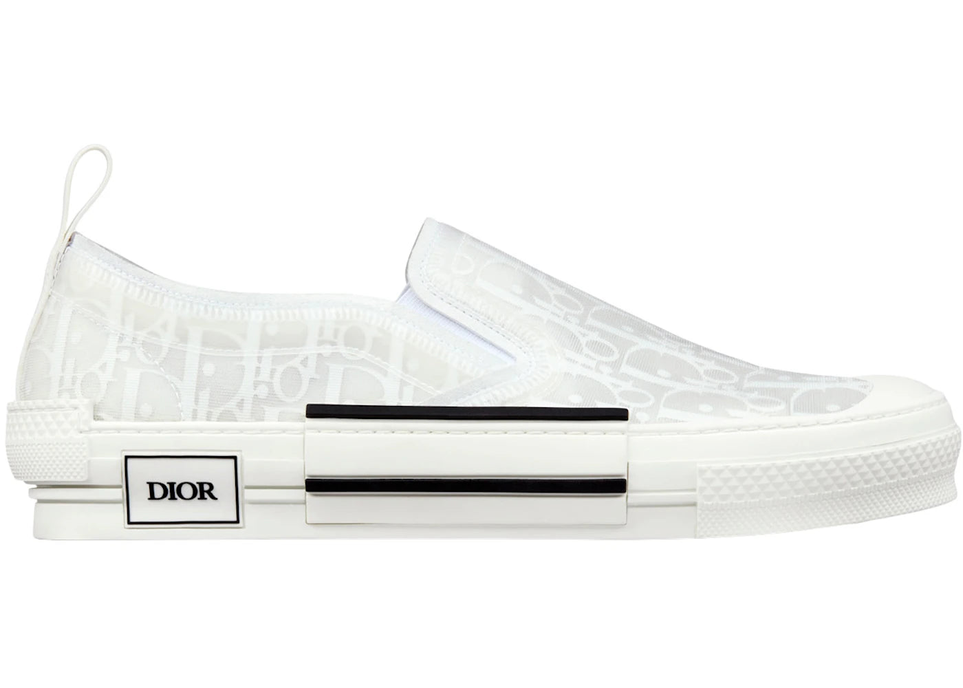 Dior B23 Slip-On White Oblique
