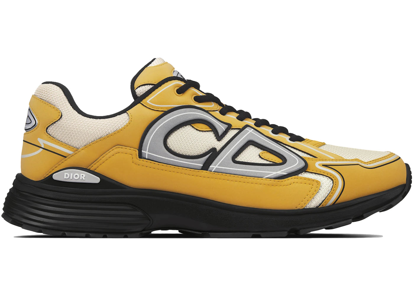 Dior B30 Cream Mesh Yellow Technical Fabric