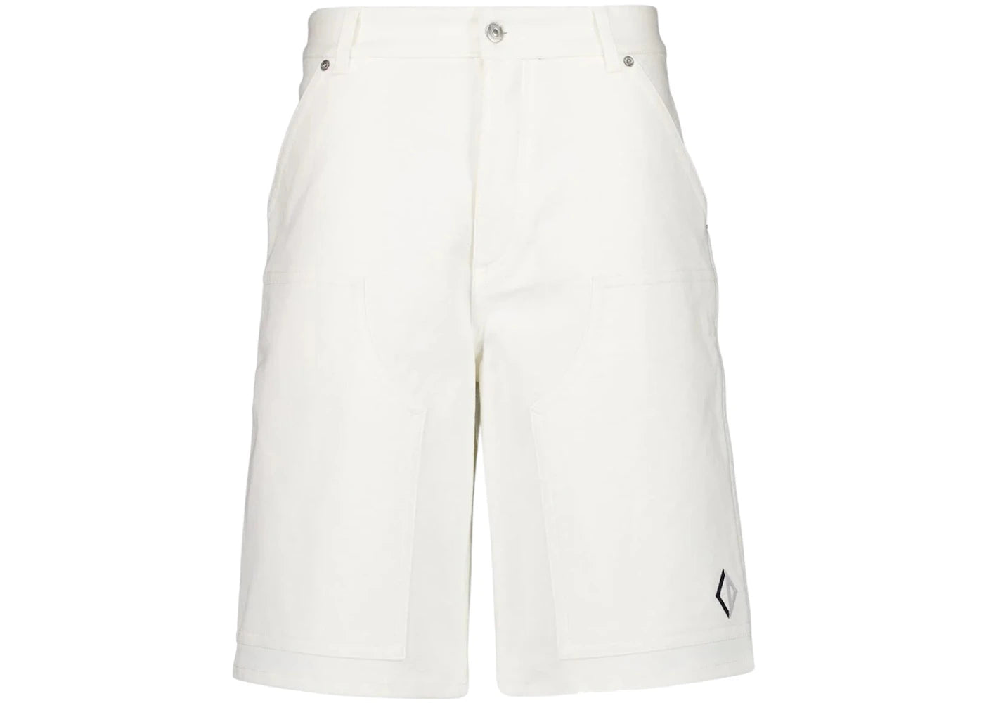 Dior CD Diamond Carpenter Denim Bermuda Shorts White