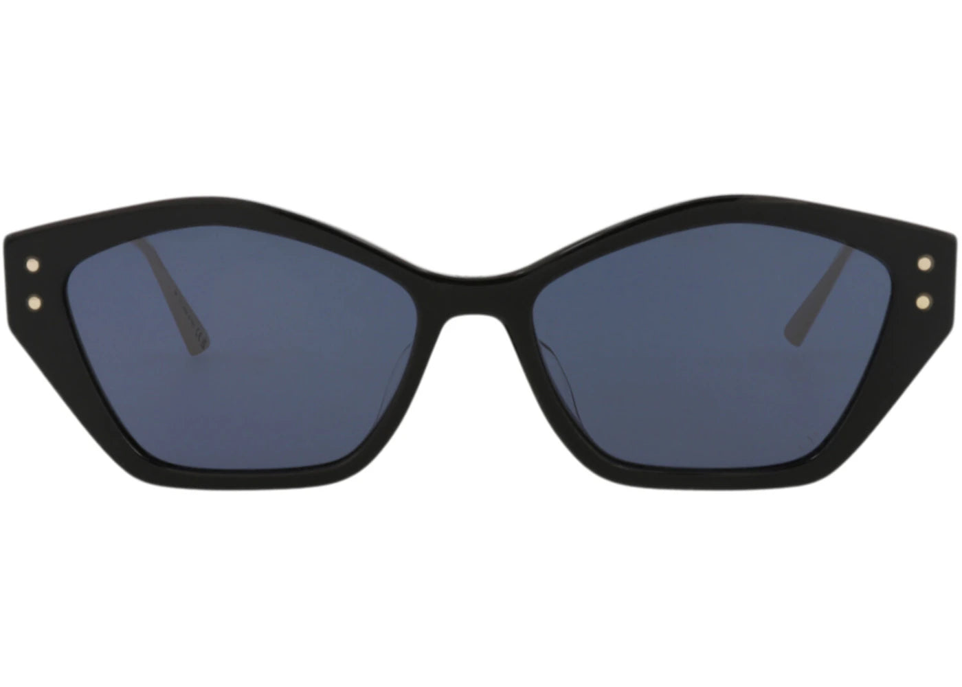Dior Cat Eye-Frame Acetate Sunglasses Black Gold Blue (CD40107U-56-01V)