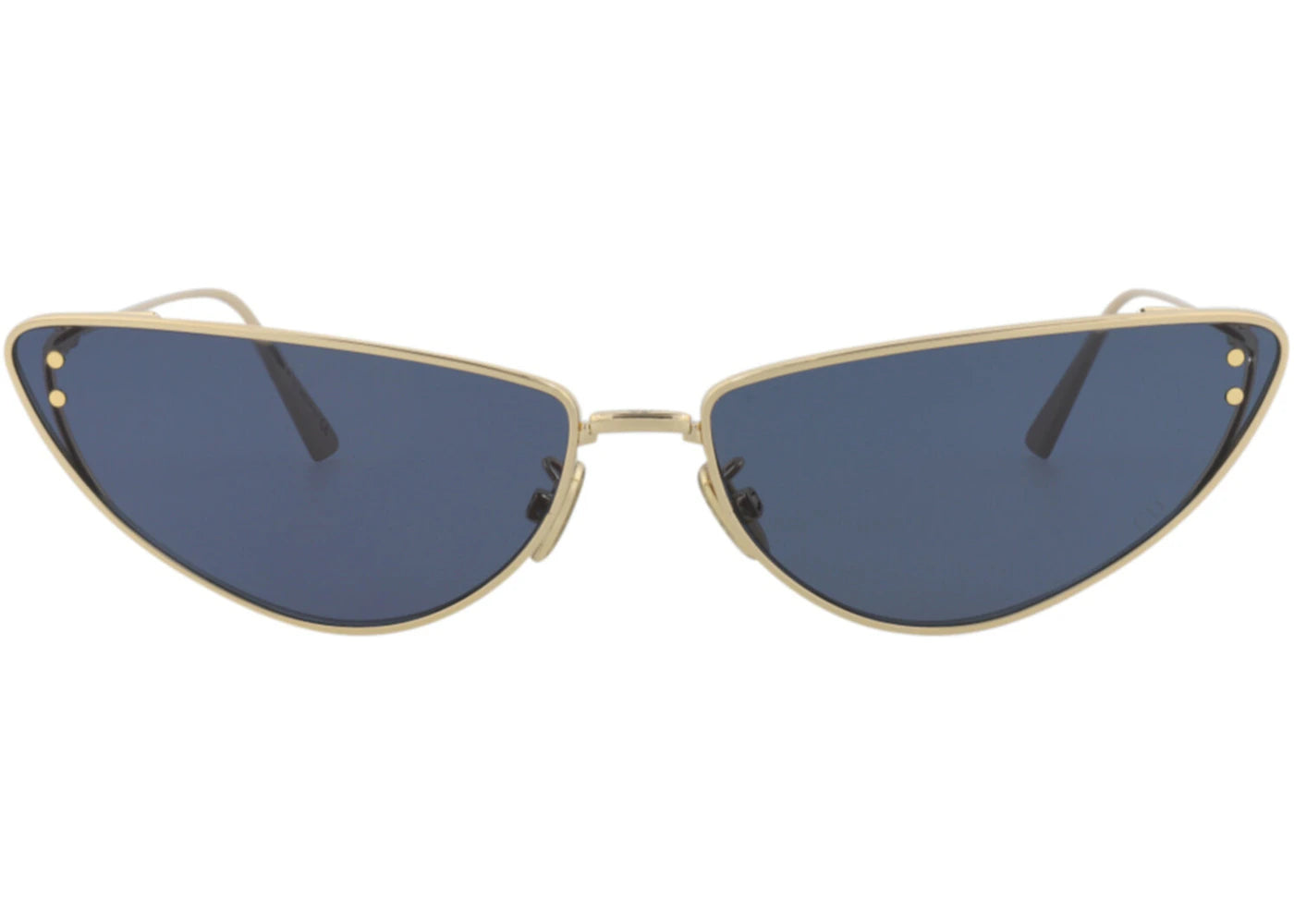 Dior Cat Eye-Frame Metal Sunglasses Gold Gold Blue (CD40094U-63-10V)