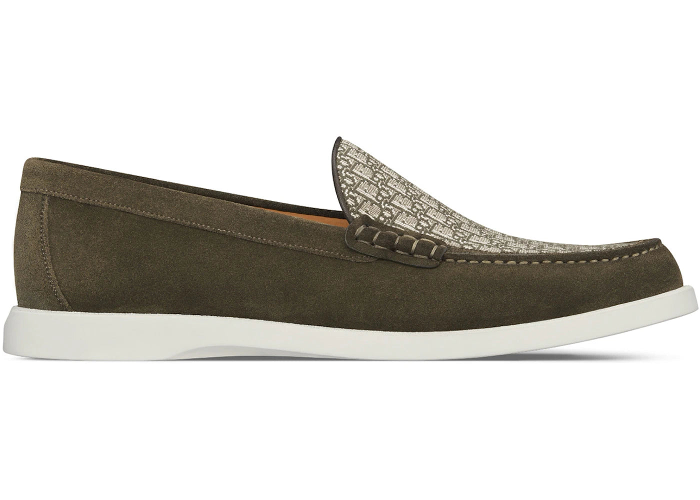 Dior Granville Loafer Dior Oblique Khaki Suede