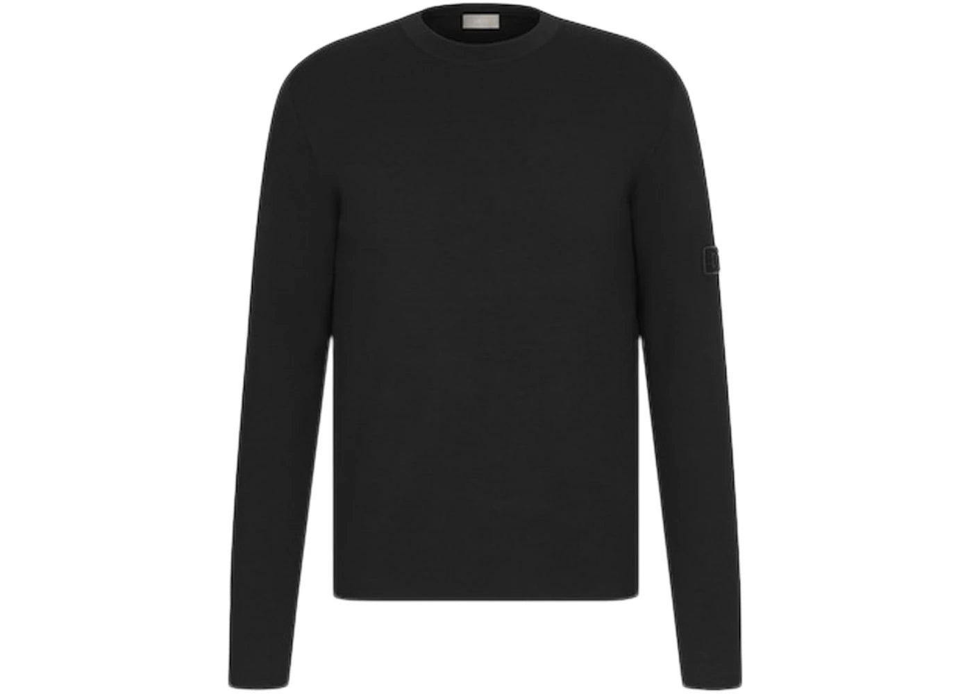 Dior Patch Milano Wool Sweater Black Punto