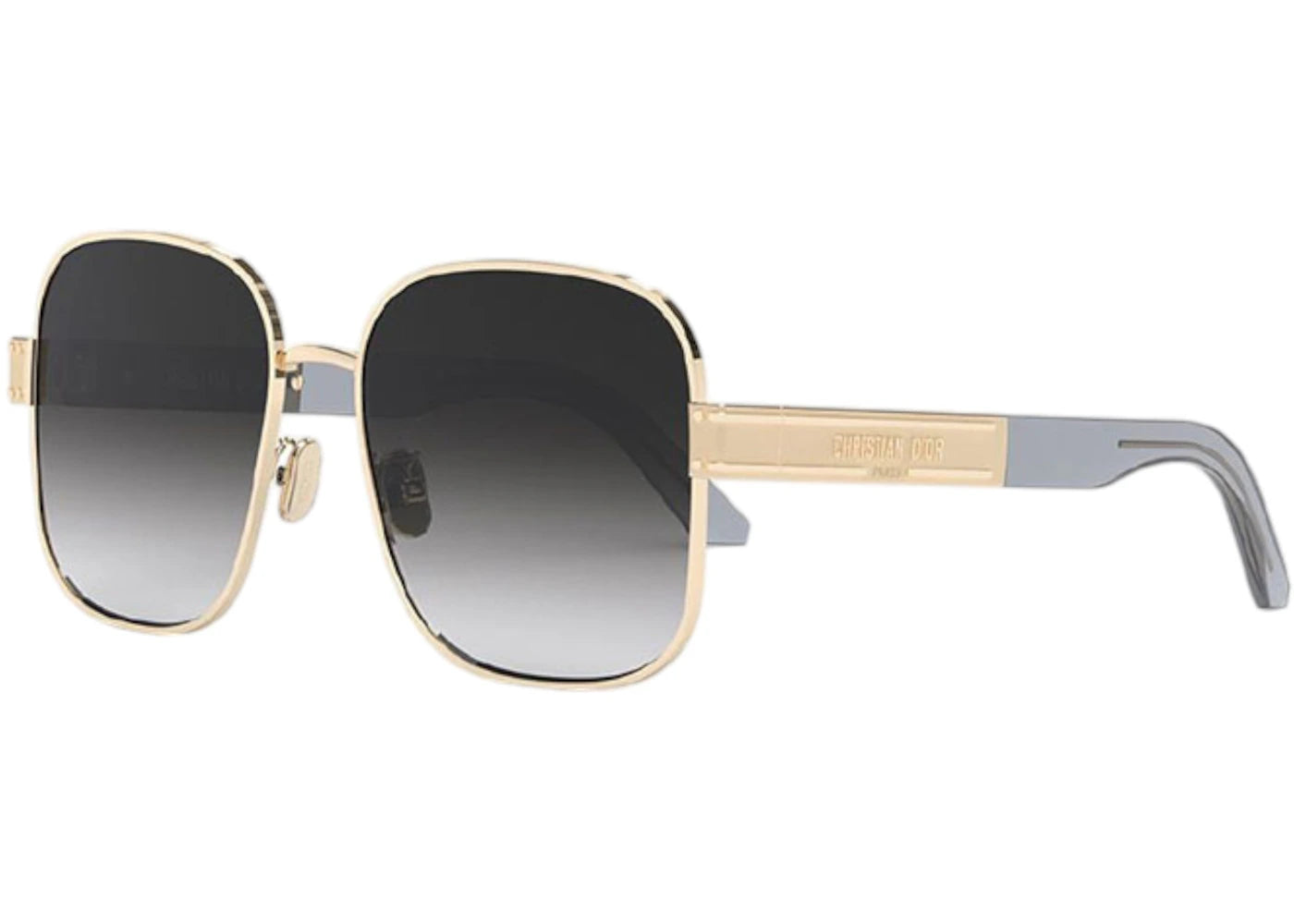 Dior Square Sunglasses Shiny Gold/Grey (DIORSIGNATURES5U B0A1)