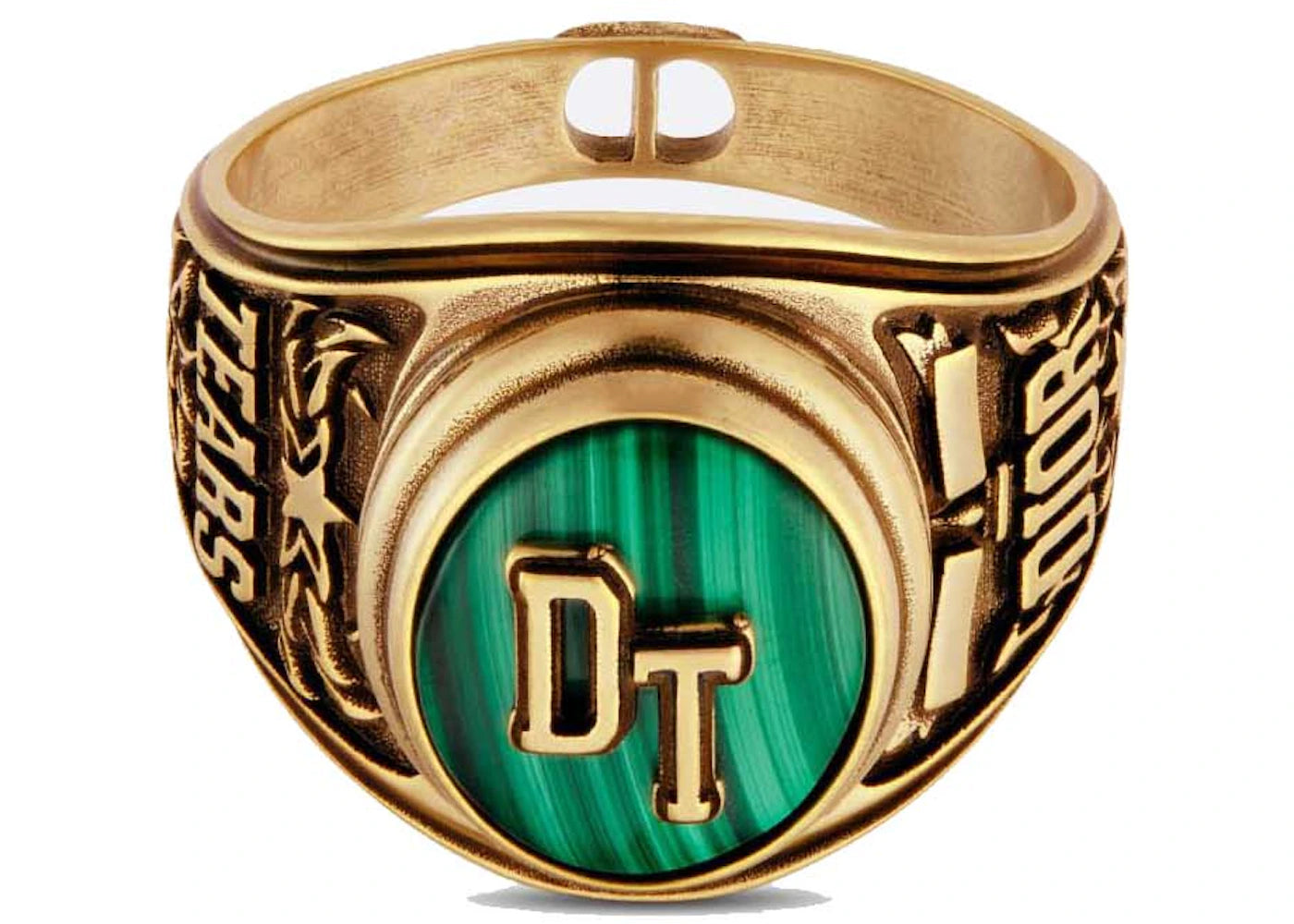 Dior TEARS Ring Gold/Malachite