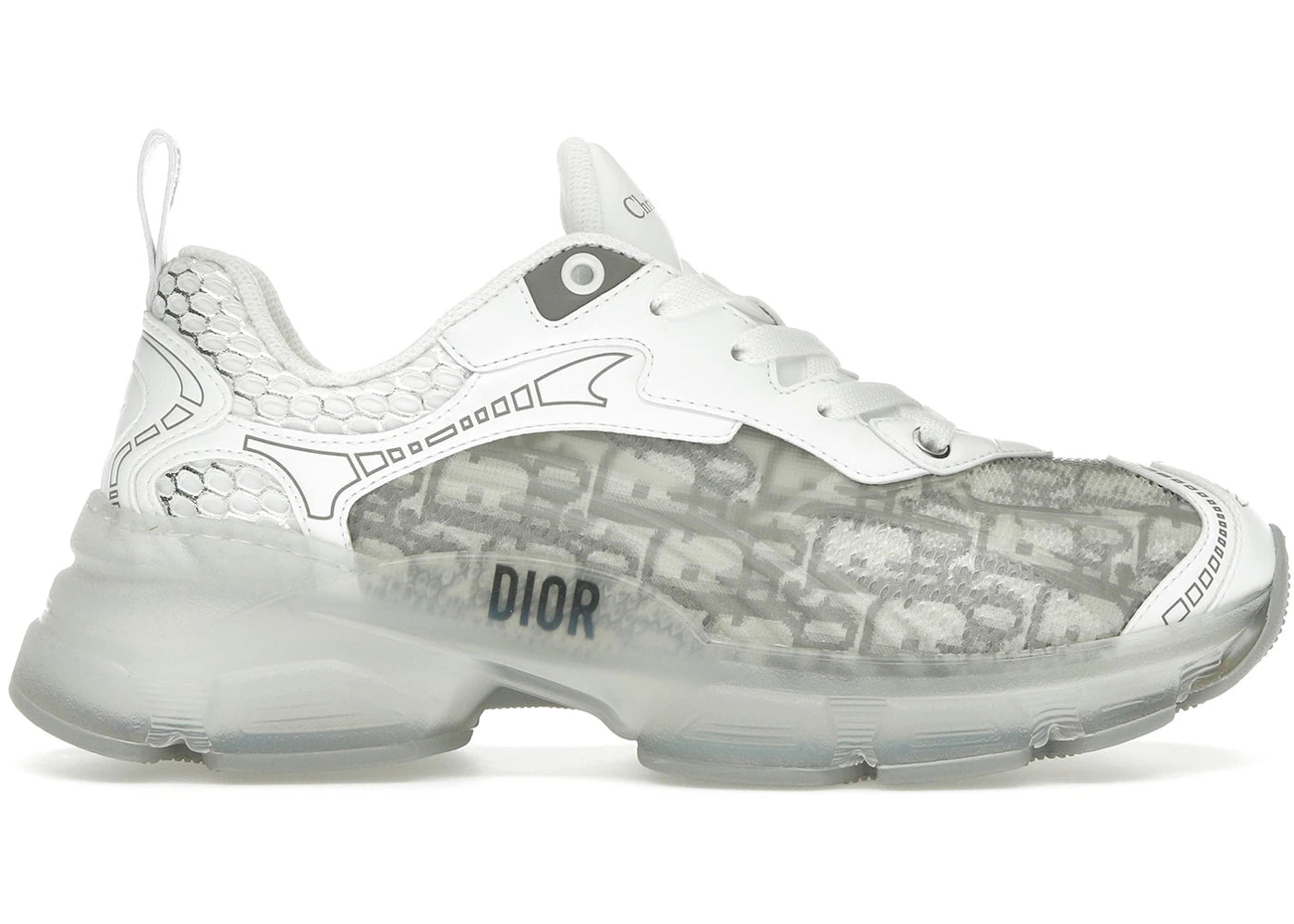 Dior Vibe White Gray Dior Oblique (Women's)