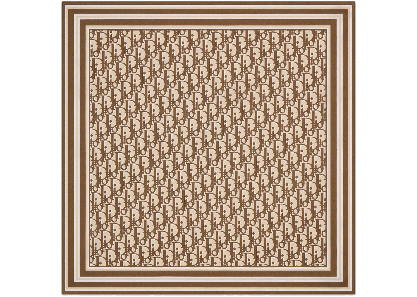 Dior x CACTUS JACK Oblique Bandana Beige/Coffee