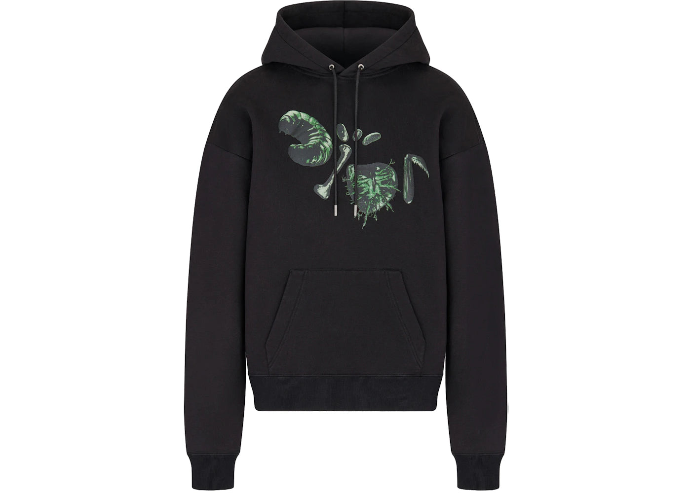 Dior x CACTUS JACK Oversized Hooded Sweatshirt Black
