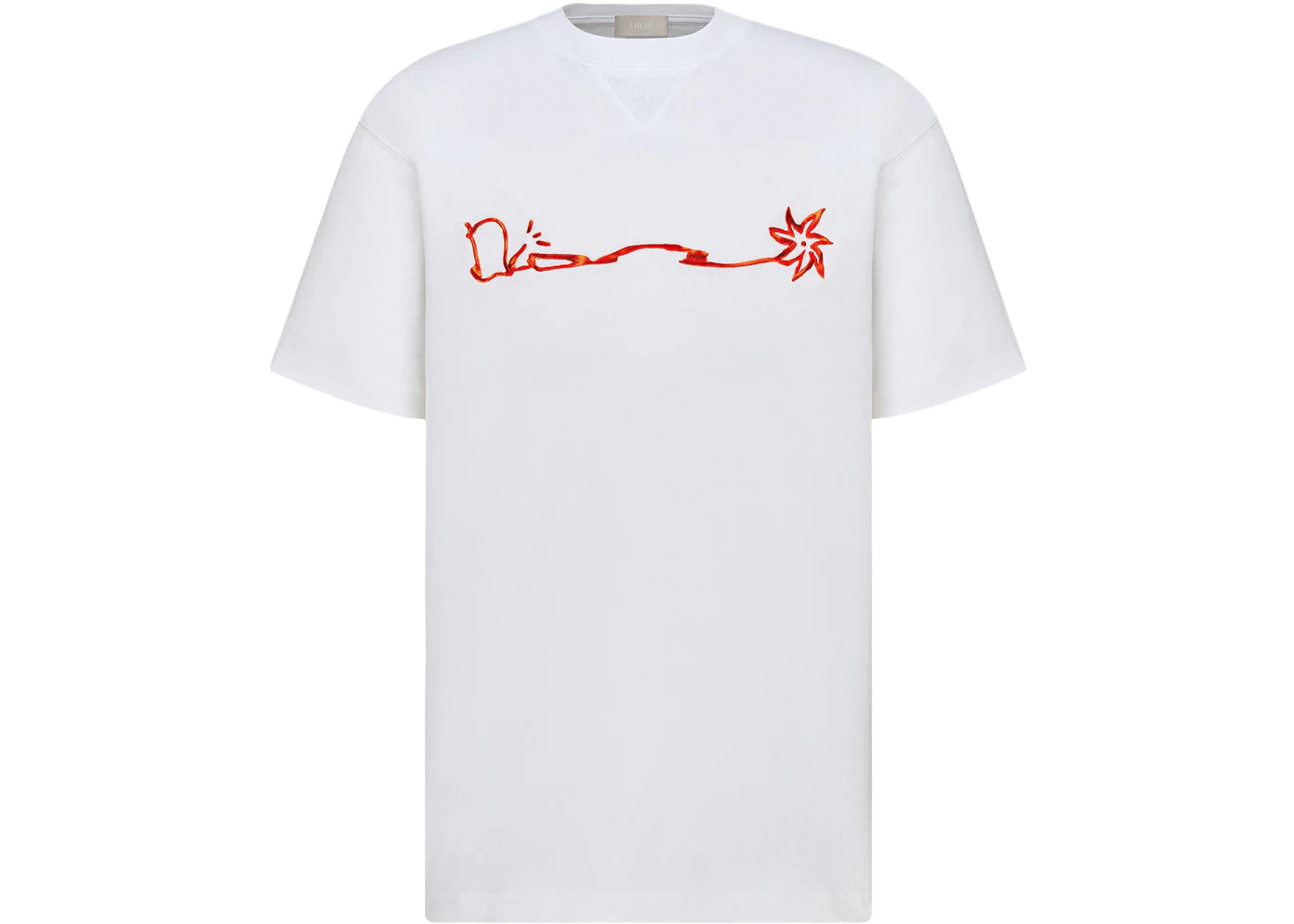 Dior x CACTUS JACK Oversized T-shirt White/Red