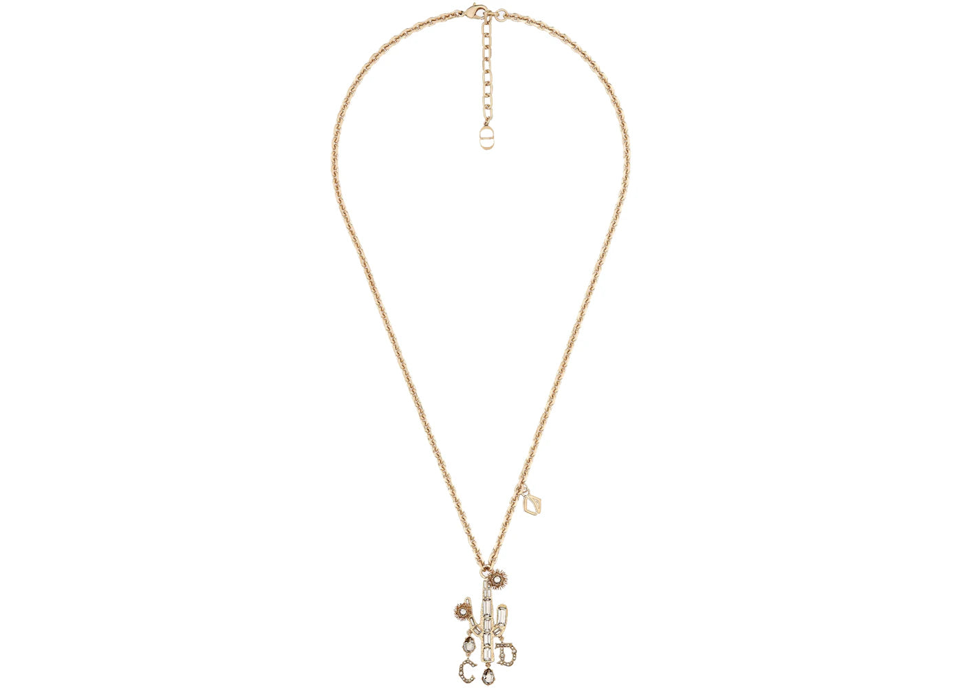 Dior x CACTUS JACK Pendant Necklace Gold