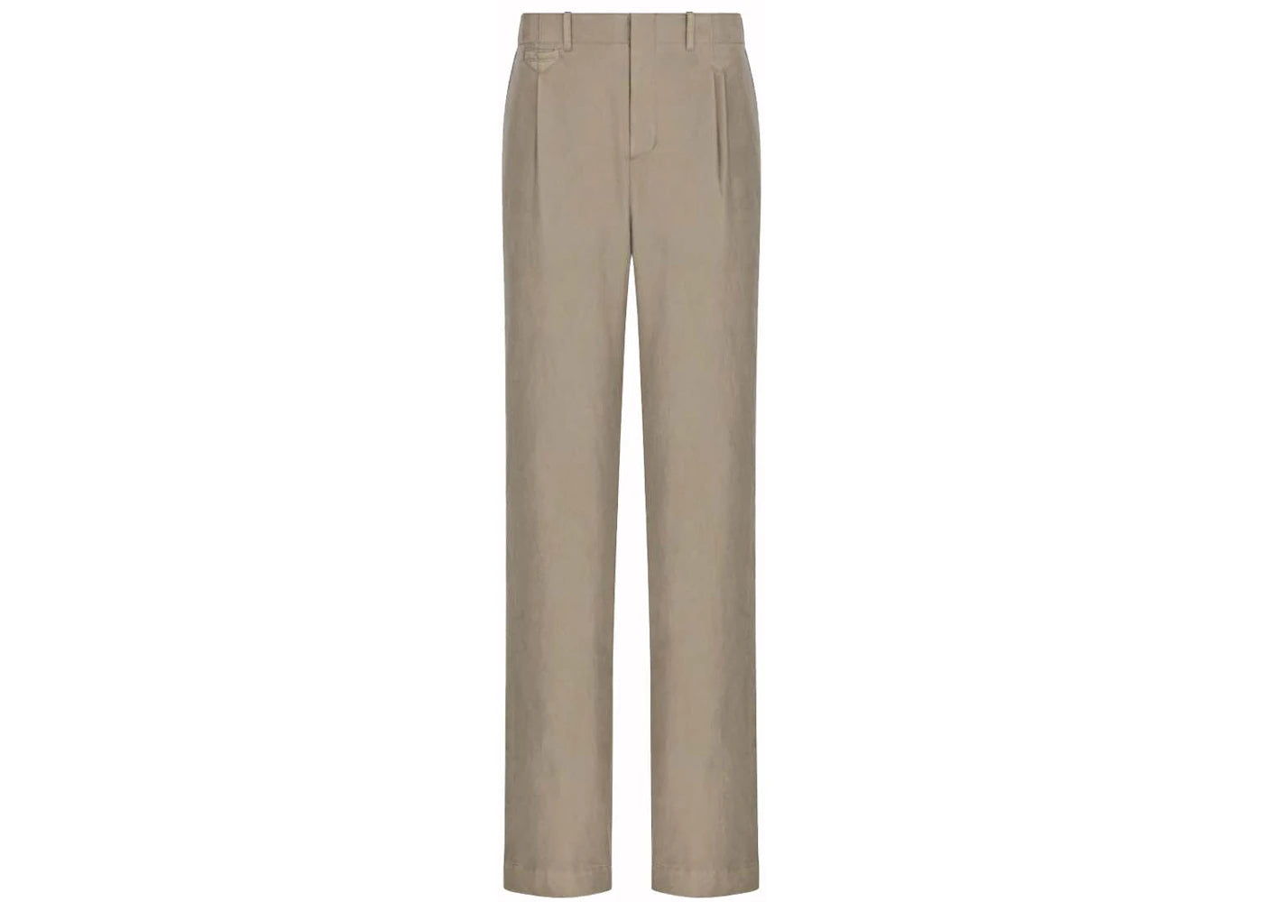 Dior x Stone Island Cotton-Blend Satin Loose-Fit Pants Light Brown