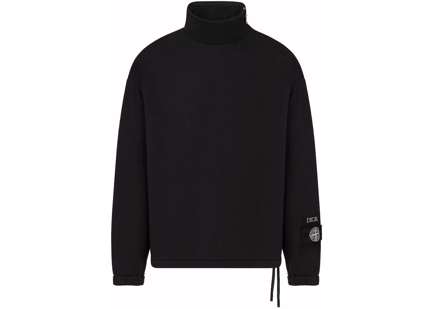 Dior x Stone Island Cotton Fleece Sweater Black