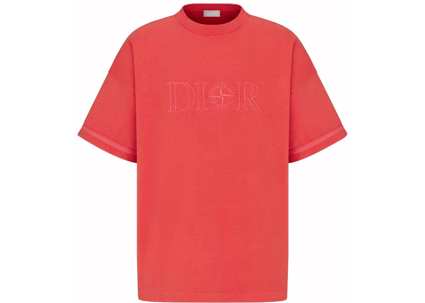Dior x Stone Island Oversized T-Shirt Red