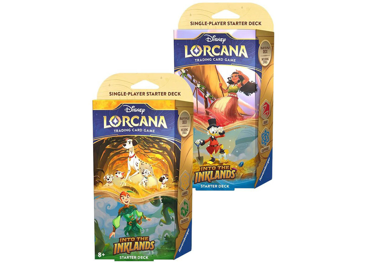 Disney Lorcana TCG Into the Inklands Starter Deck (Set of 2)