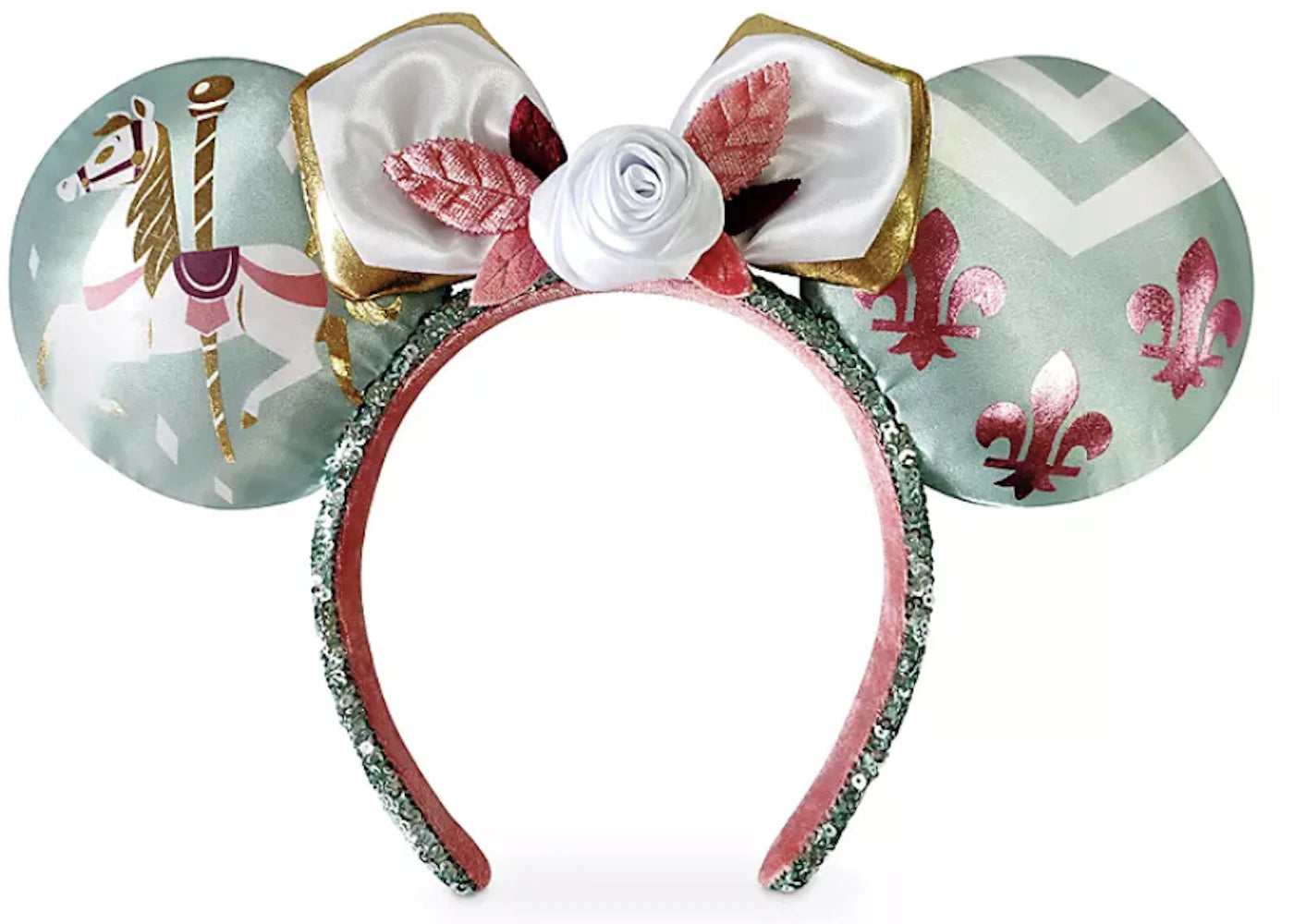 Disney Minnie Mouse Main Attraction July King Arthur Carrousel Ear Headband