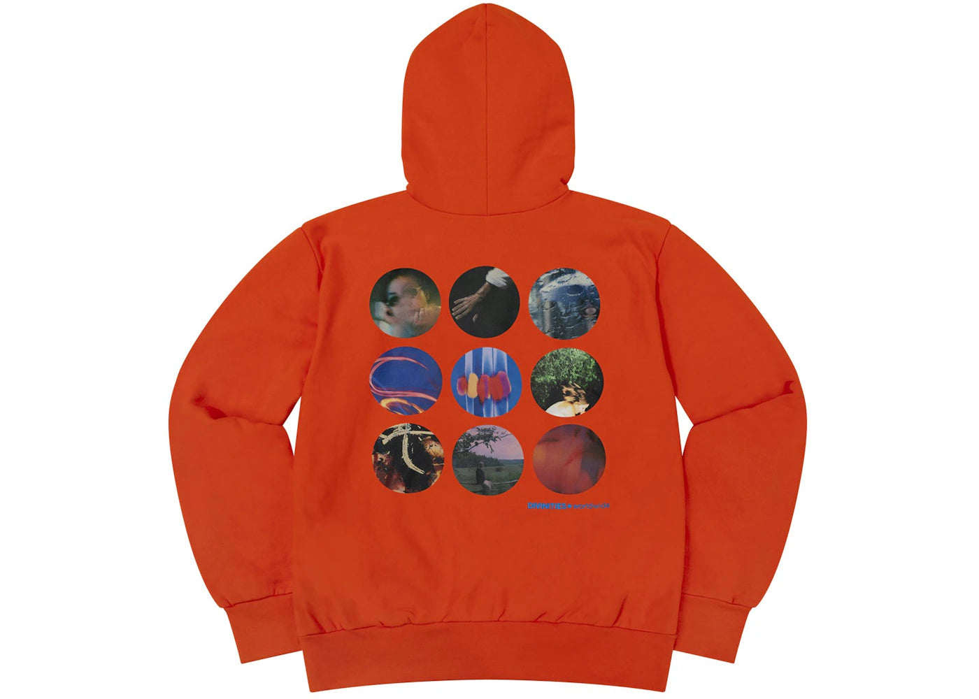 Divinities Spots Zip-Up Hoodie Orange