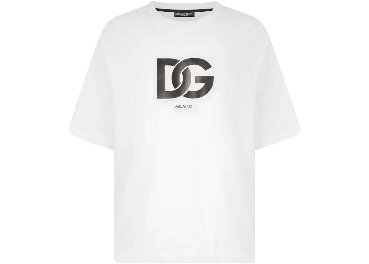 Dolce & Gabbana Cotton DG Logo Print T-shirt White