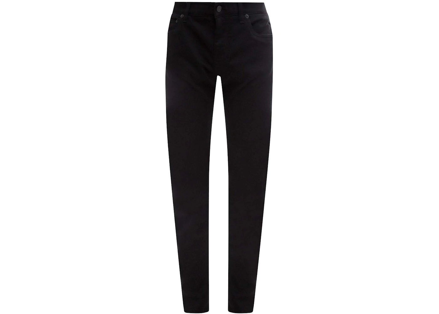 Dolce & Gabbana Man Stretch Cotton Back Embossed Logo Trousers Black