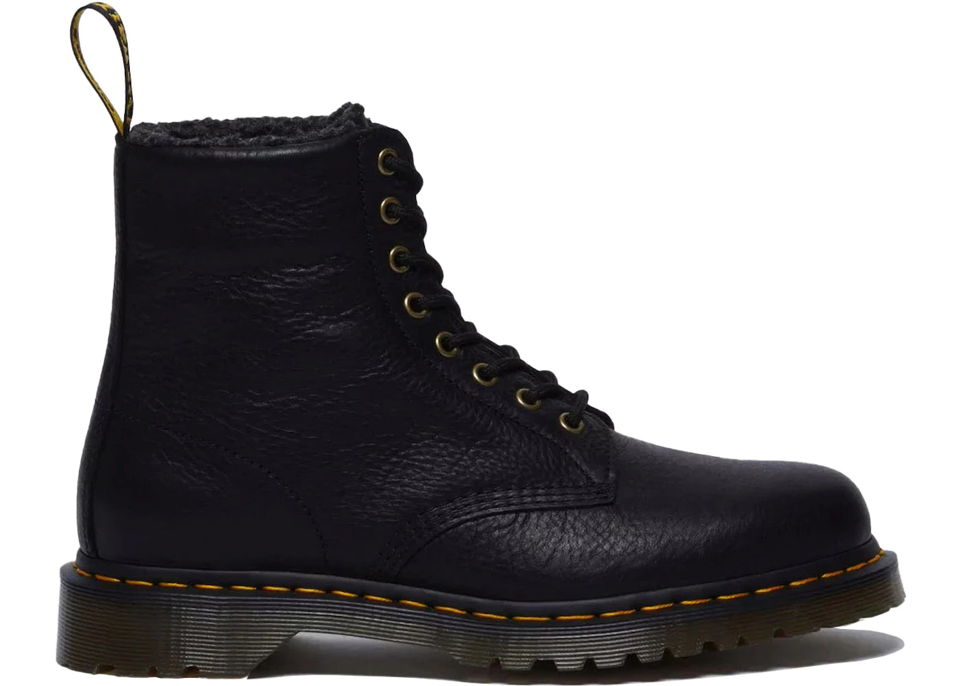 Dr. Martens 1460 Faux Fur Lined Boot Black