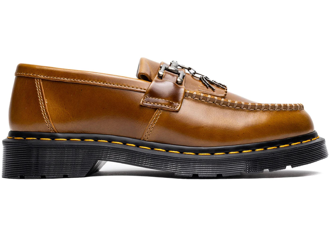 Dr. Martens Adrian Bone Snaffle Analine Loafer Mustard Brown