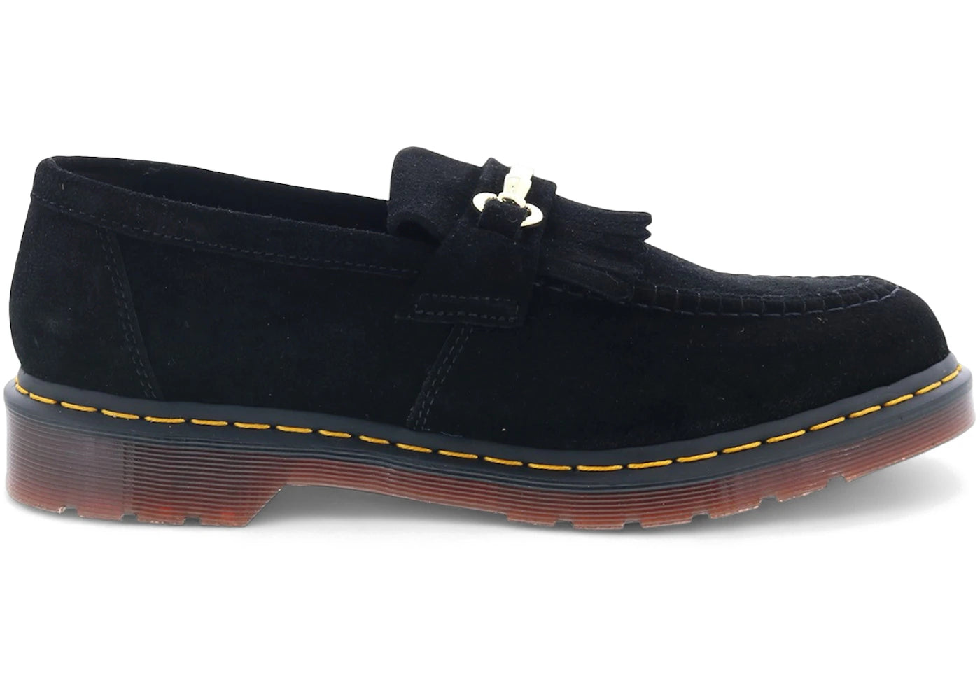 Dr. Martens Adrian Snaffle Suede Loafers Black