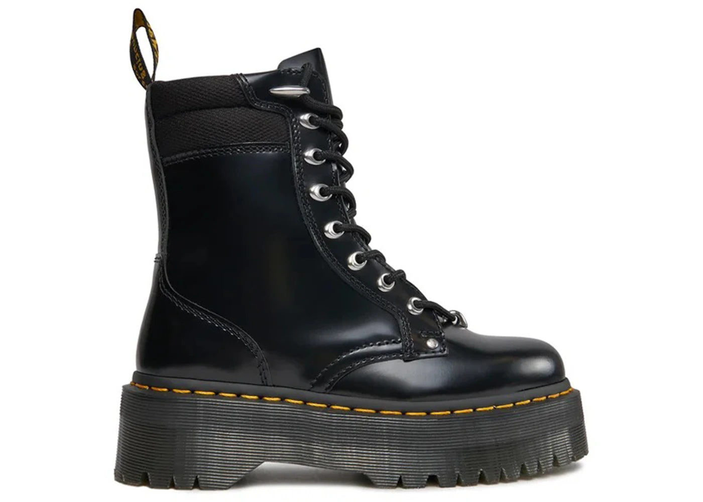 Dr. Martens Jadon II Hardware Buttero Leather Platform Boot Black