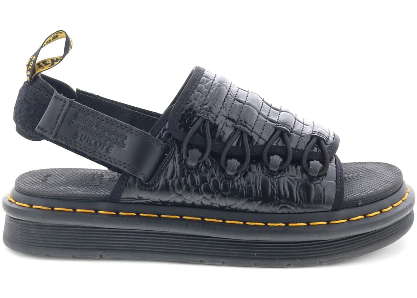 Dr. Martens MURA Suicoke Black Crocodile