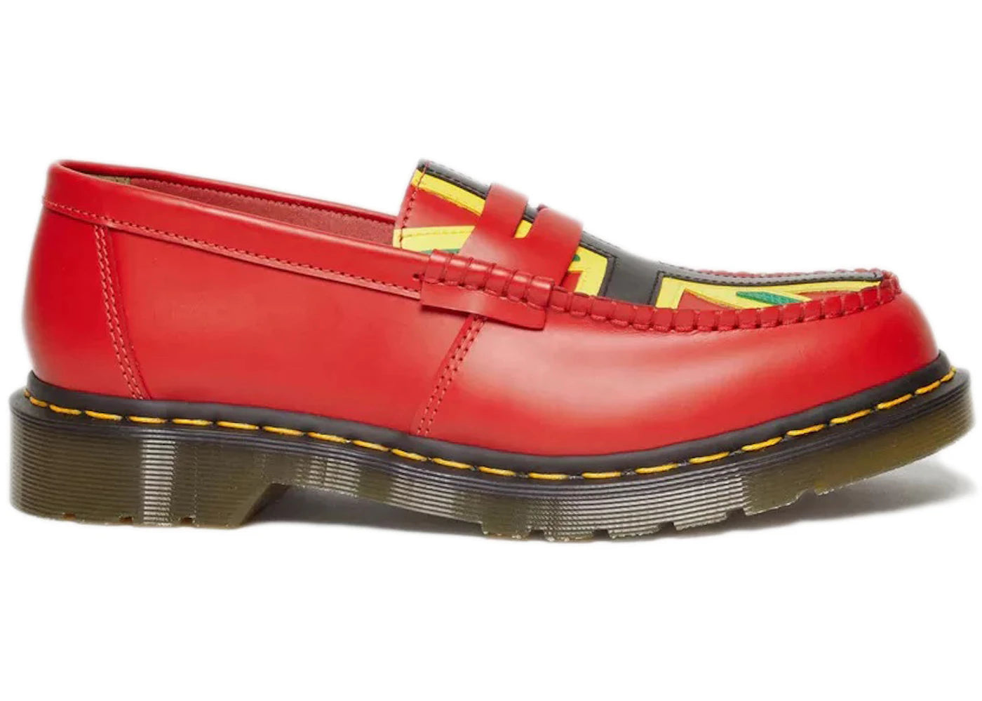 Dr. Martens Penton Loafer Denim Tears Red
