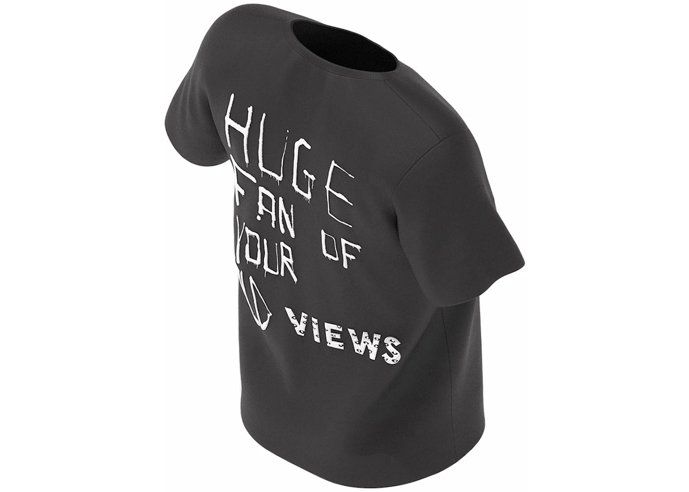 Drake Huge Fan of Views Tee Black